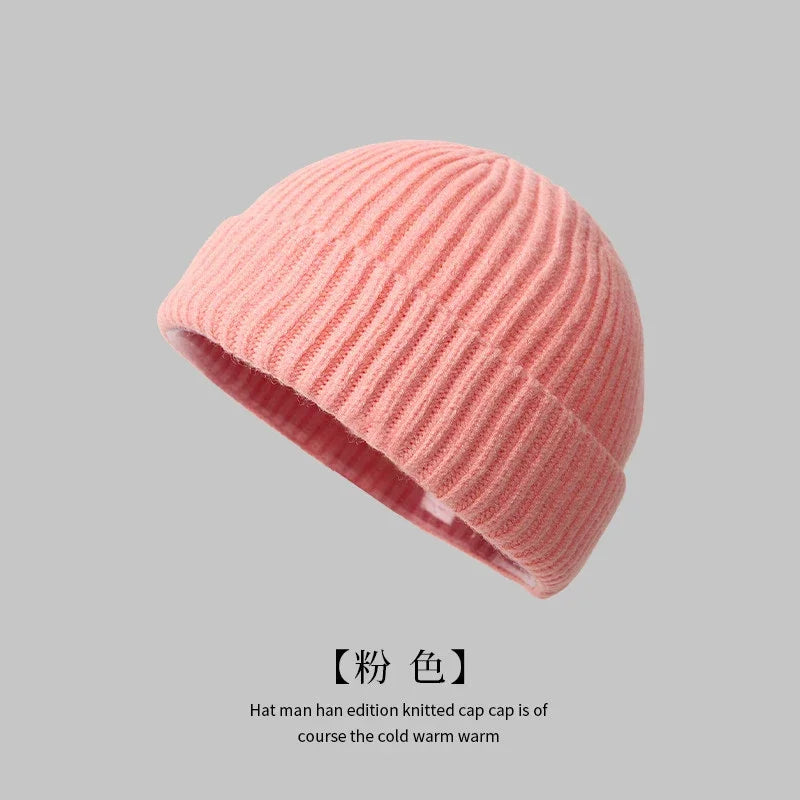 Klassisk Ribbestrikket Beanie