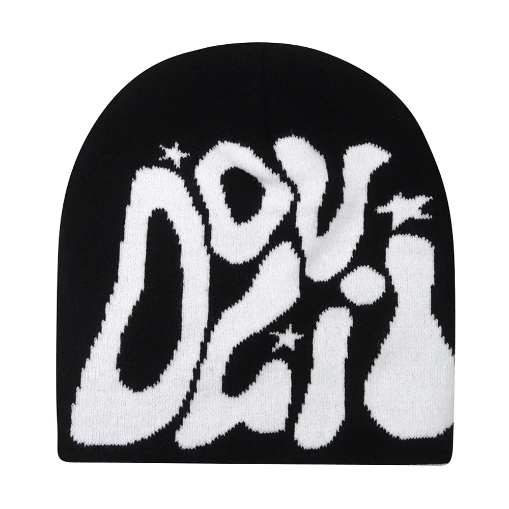 Y2K Brodert Strikkelue