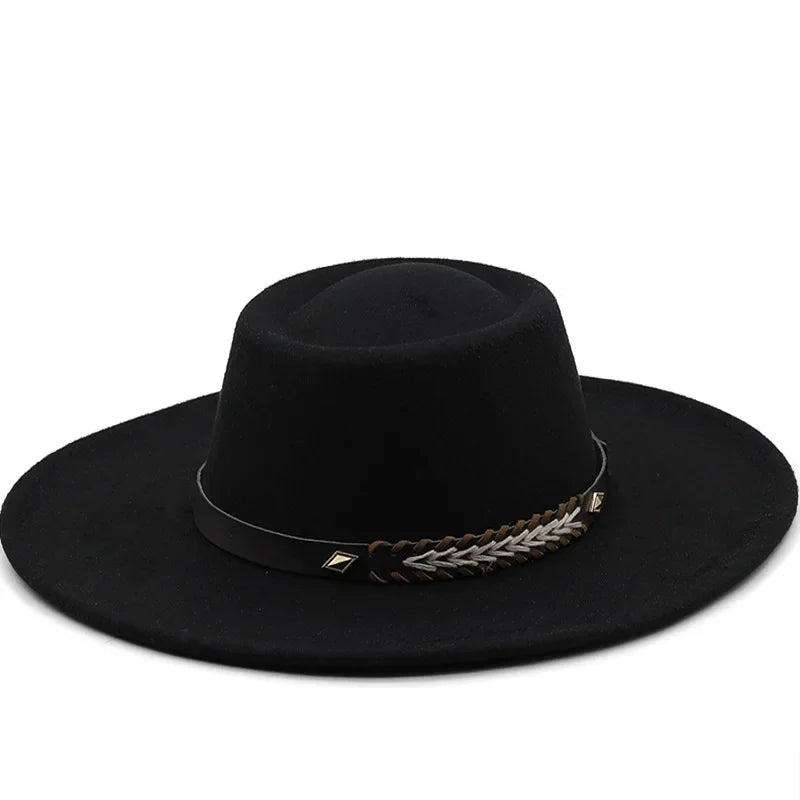 Fedora Filthatt med Bred Brem