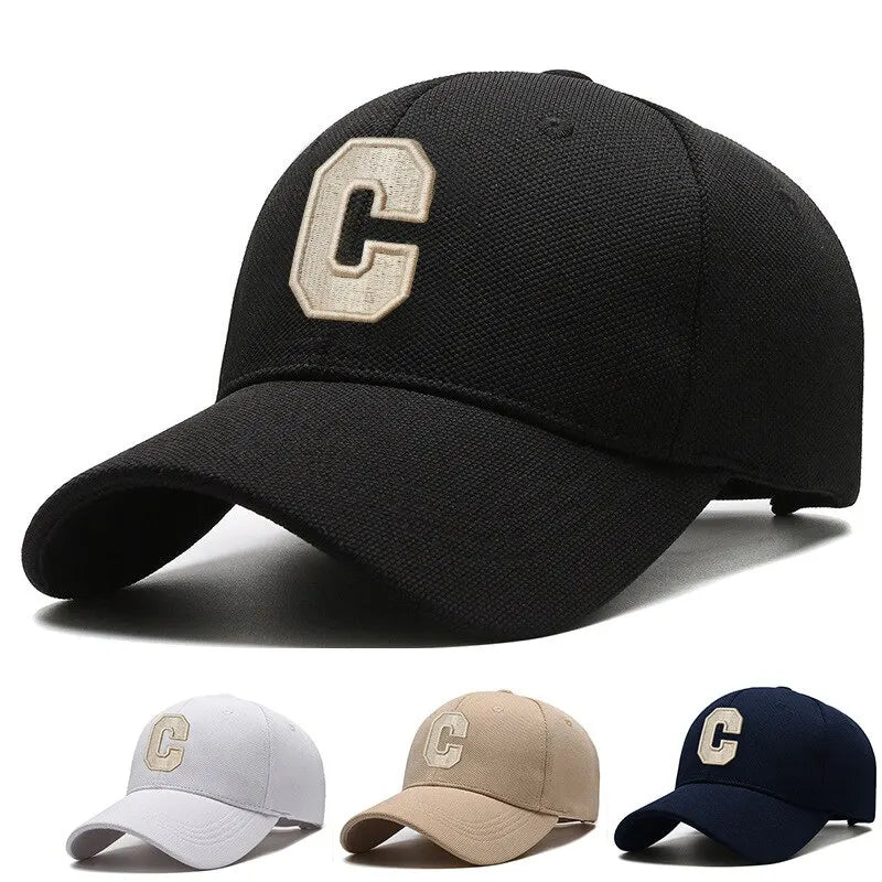 "C" Brodert Bomullscaps