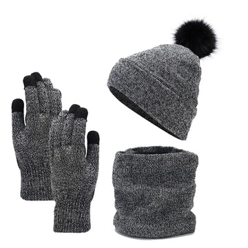 Lue og skjerf til herre