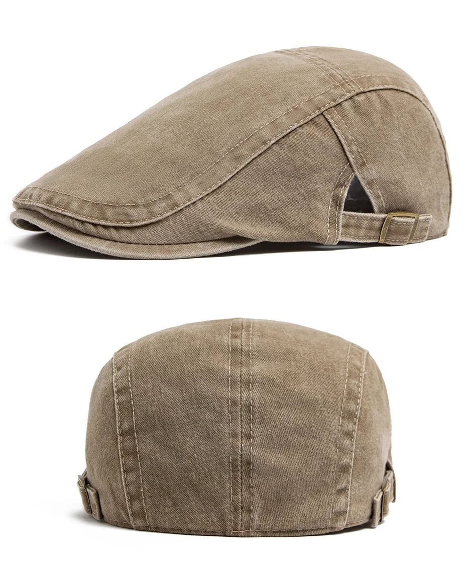 Bomull Newsboy Flatcap