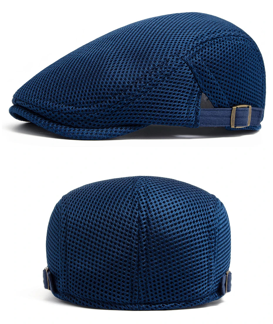 Pustende Mesh Newsboy Flatcap