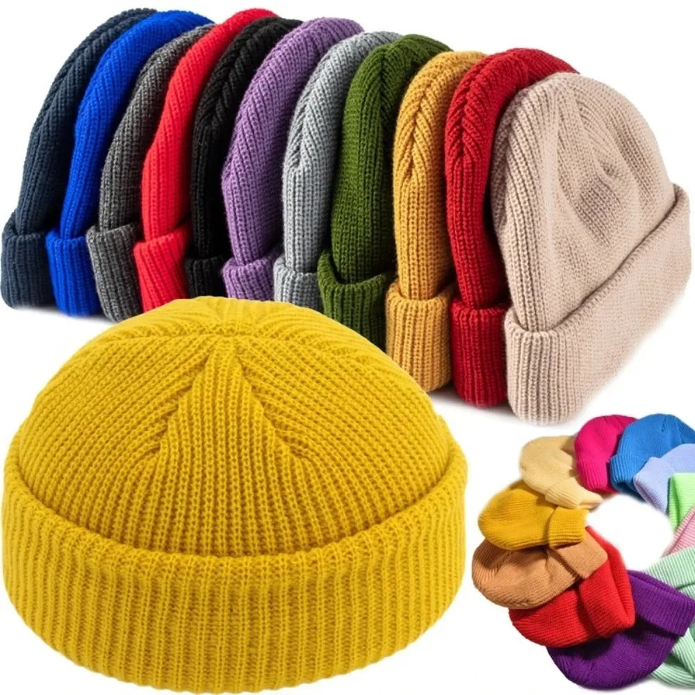 Klassisk Ribbestrikket Beanie