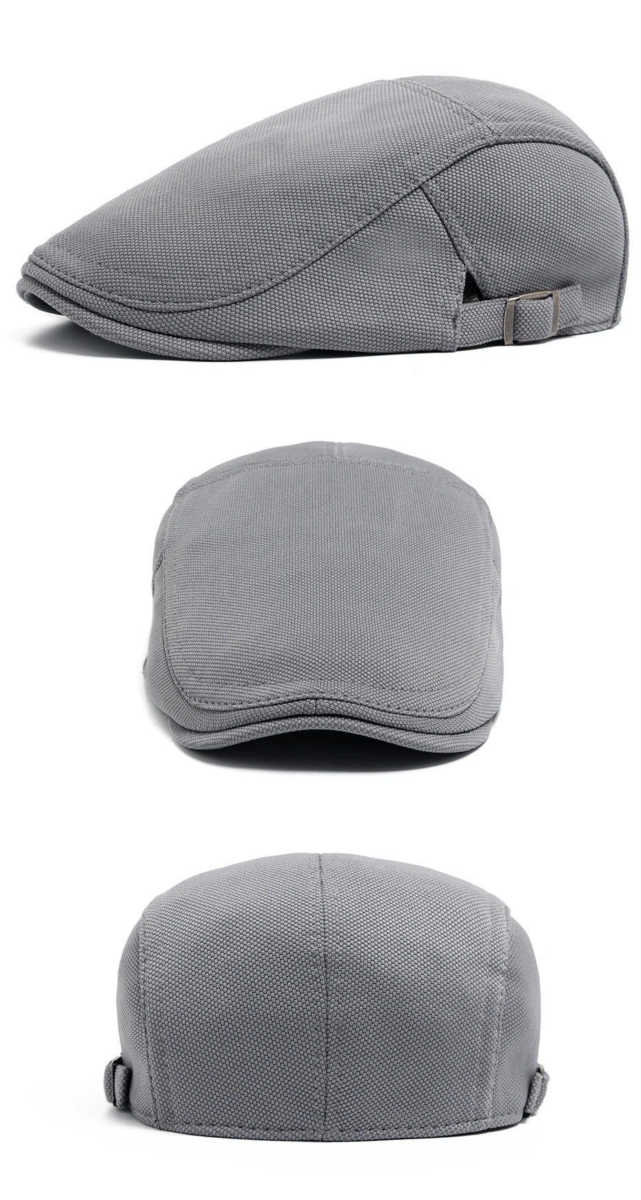 Mønstret Newsboy Flatcap
