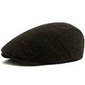 Fiskebeinsmønstret Ull Newsboy Flatcap