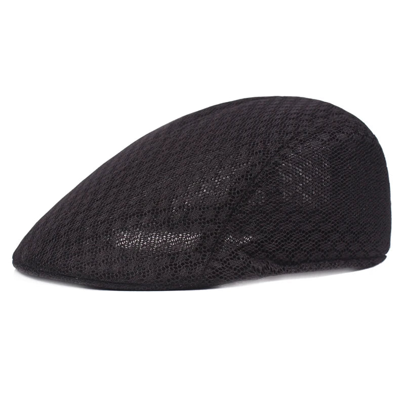 Pustende Mesh Newsboy Flatcap