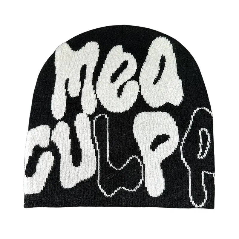 "Mea Culpa" Y2K Strikkelue