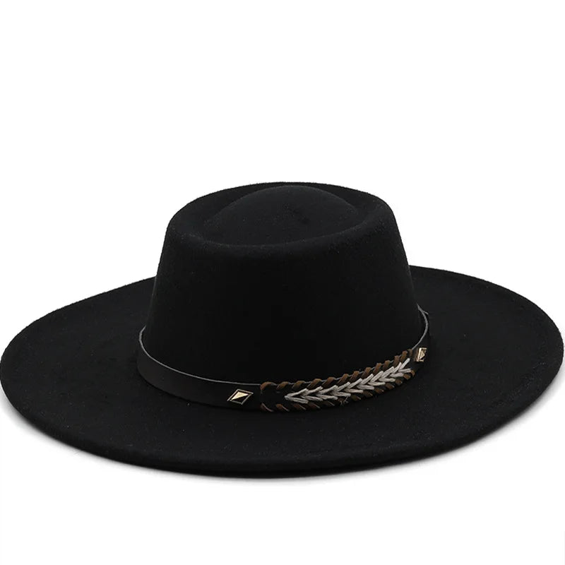 Fedora Filthatt med Bred Brem