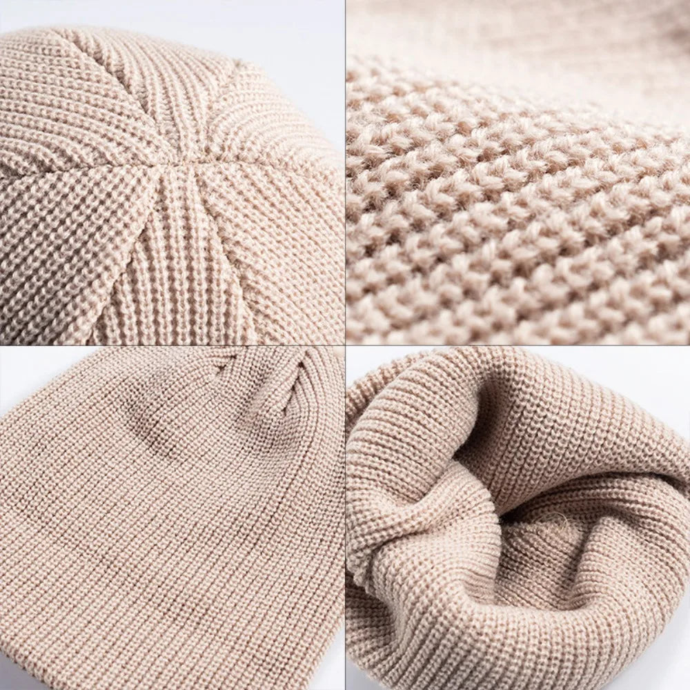 Klassisk Ribbestrikket Beanie