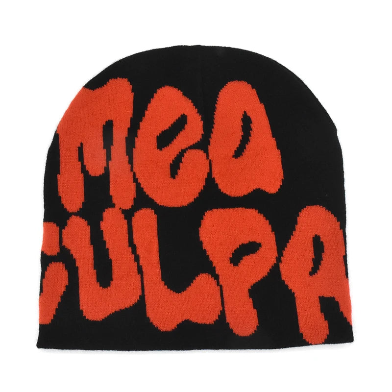 "Mea Culpa" Y2K Strikkelue