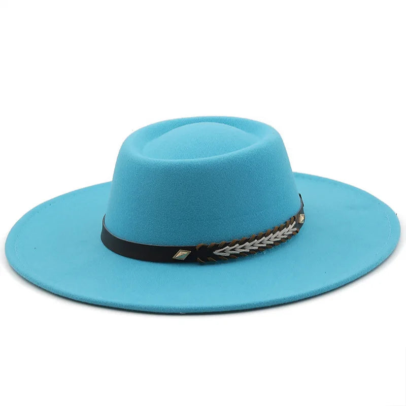 Fedora Filthatt med Bred Brem