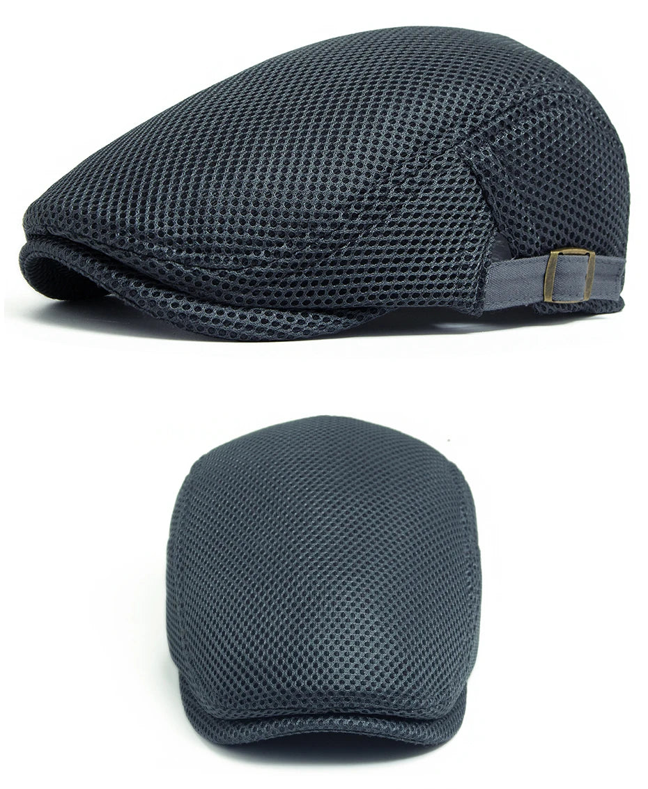 Pustende Mesh Newsboy Flatcap