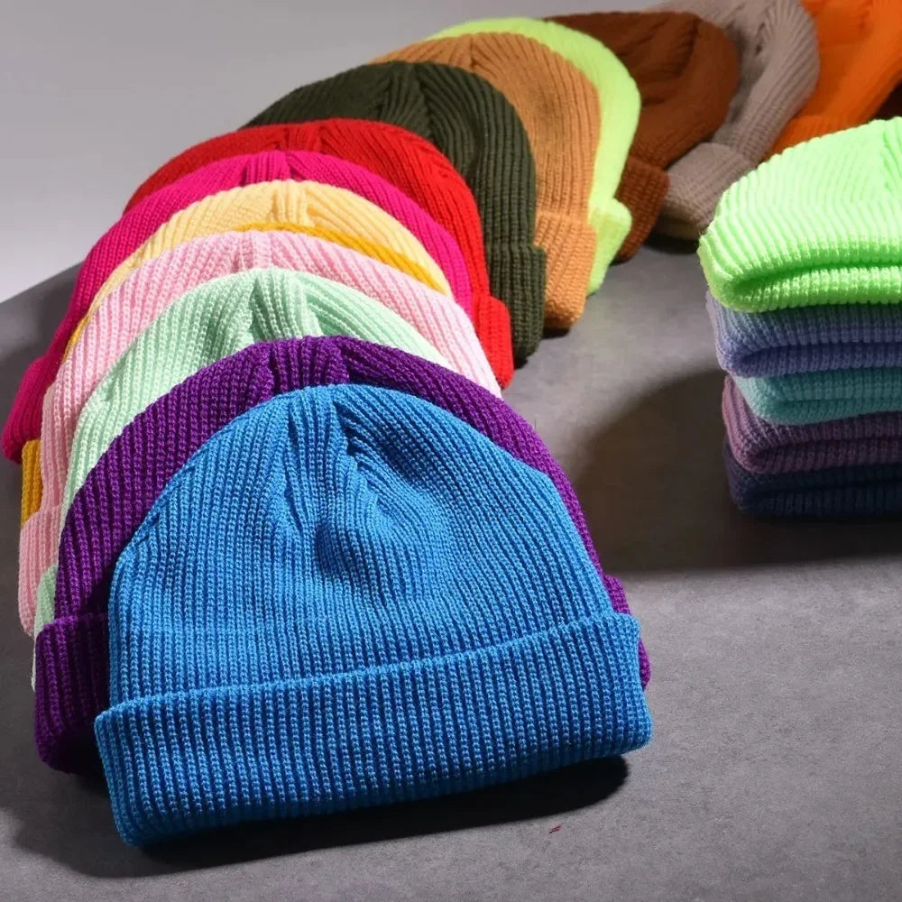 Klassisk Ribbestrikket Beanie