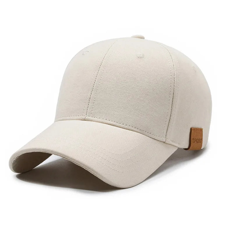 Klassisk Ensfarget Baseballcaps
