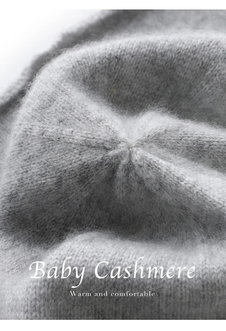 Cashmere Strikkelue