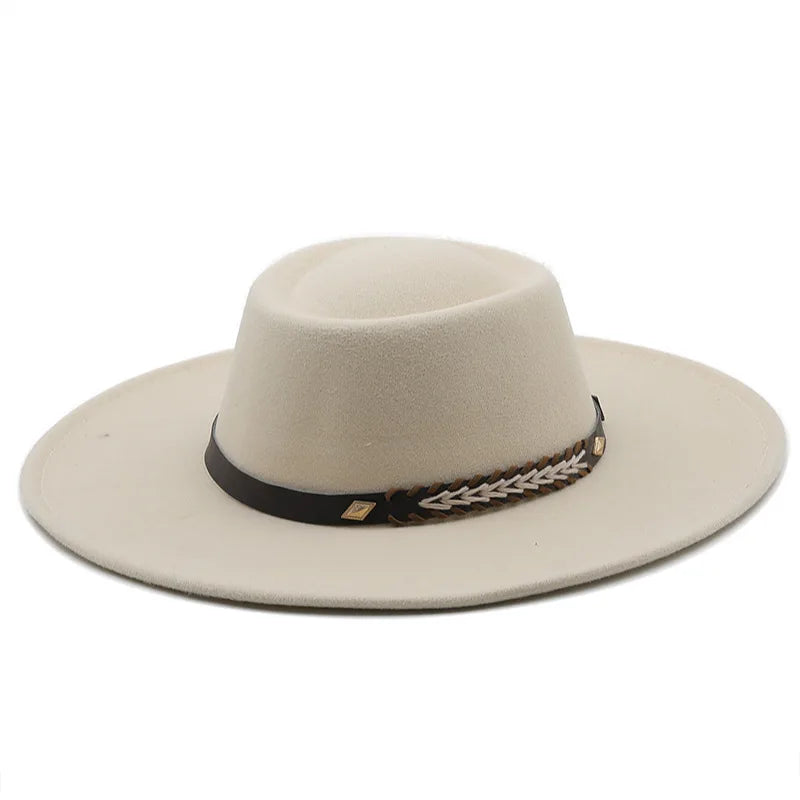 Fedora Filthatt med Bred Brem