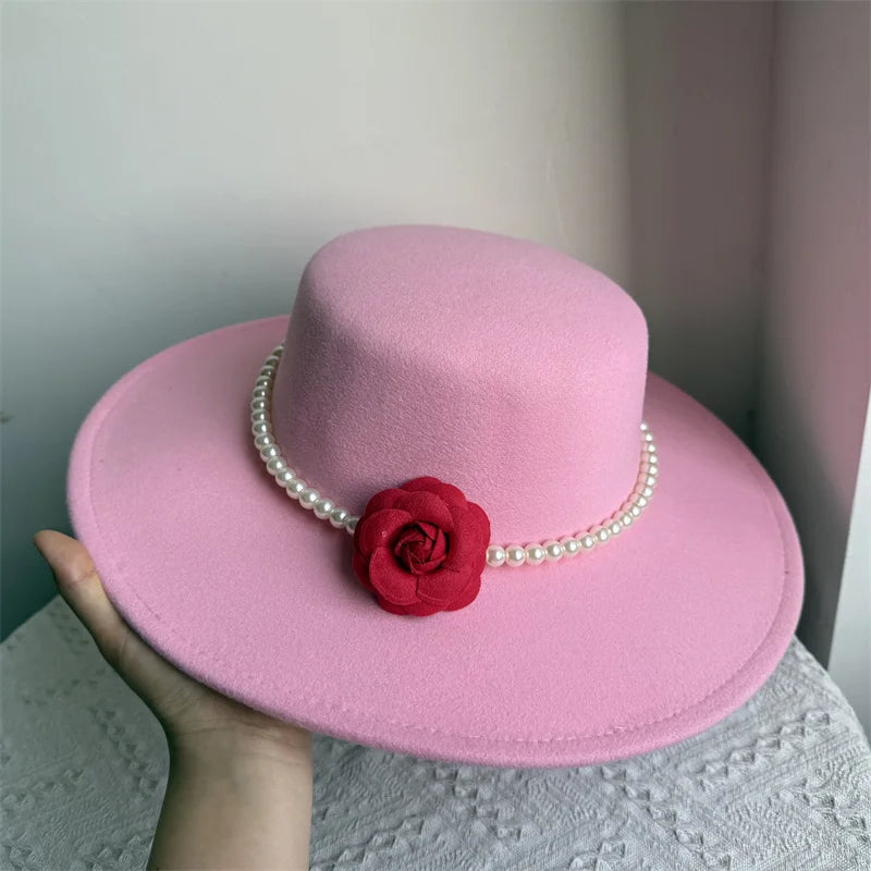 Fedora Filthatt med Bred Brem