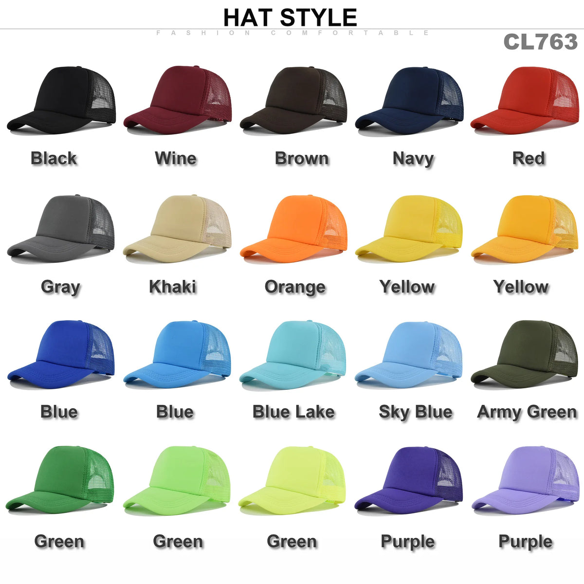 Klassisk Mesh Truckercaps