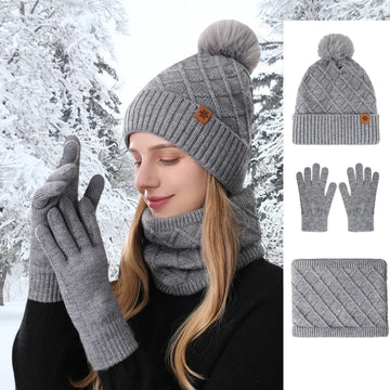 Lue og skjerf til dame