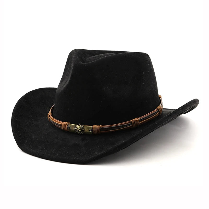 Semsket Cowboy-hatt