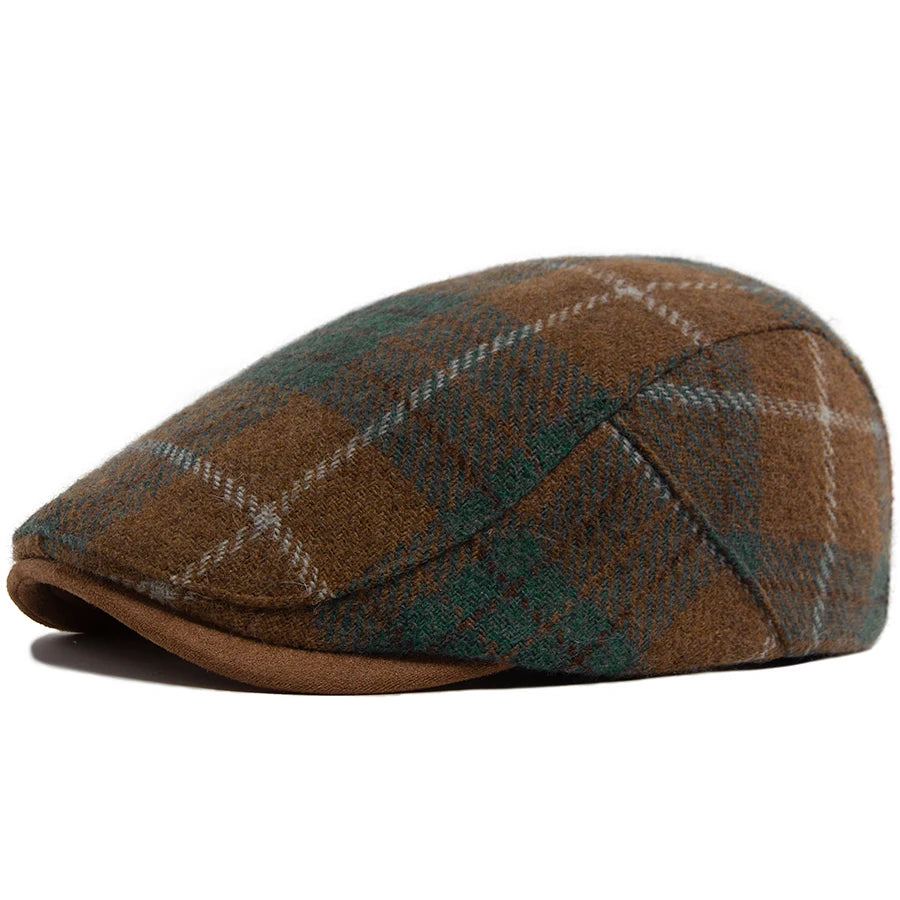 Rutete Ull Newsboy Flatcap