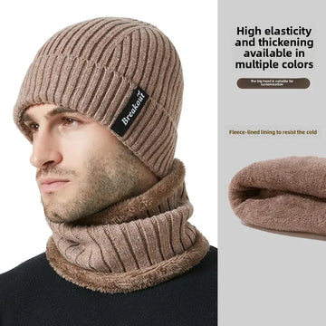 Lue og skjerf til herre