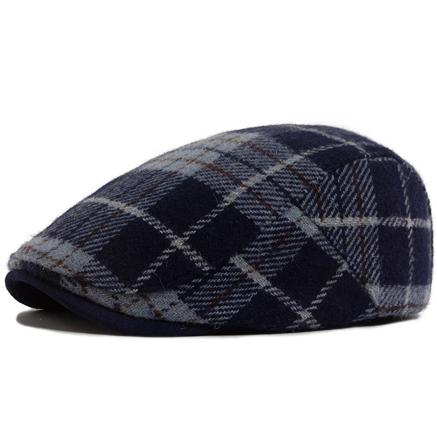 Rutete Ull Newsboy Flatcap