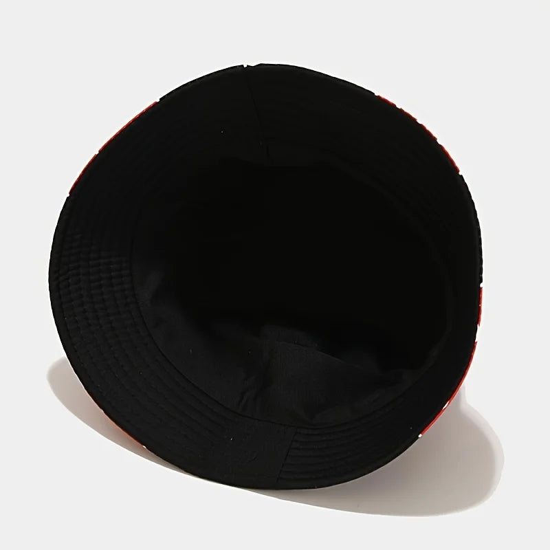 Brodert Bomull Bøttehatt