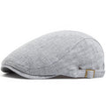Klassisk Flatcap med Knappedetalj