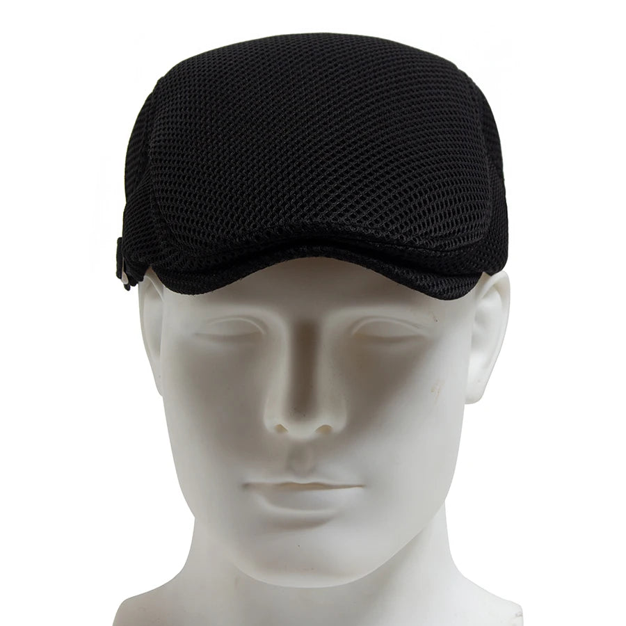 Pustende Mesh Newsboy Flatcap