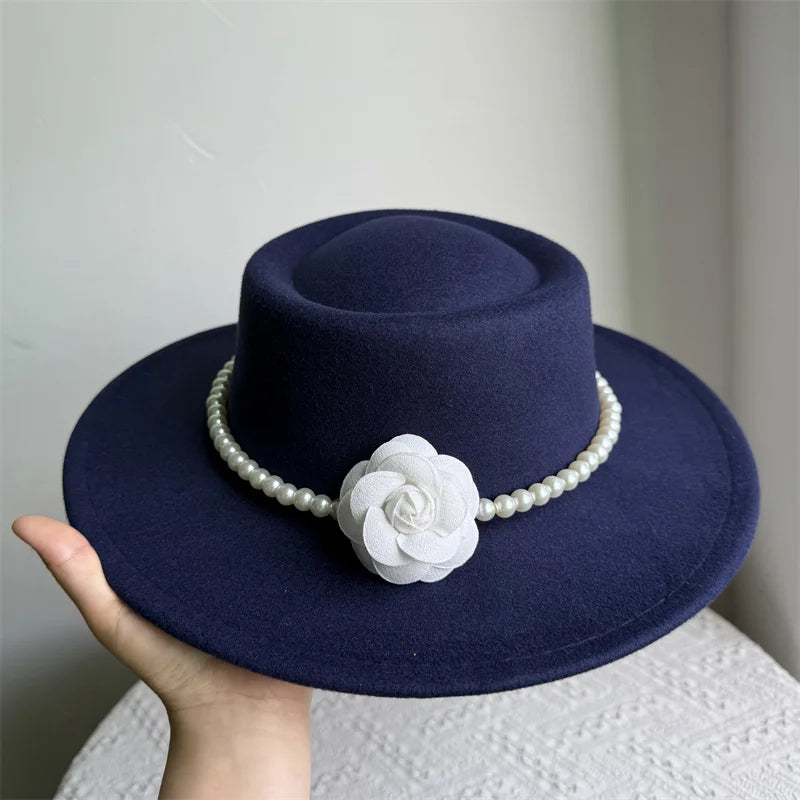 Fedora Filthatt med Bred Brem