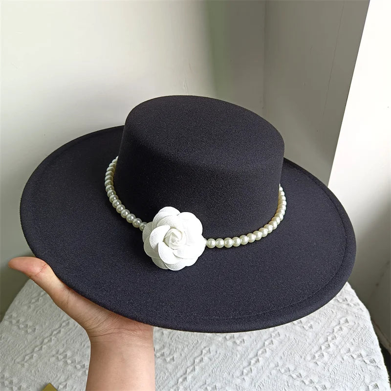 Fedora Filthatt med Bred Brem