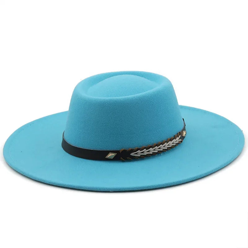 Fedora Filthatt med Bred Brem