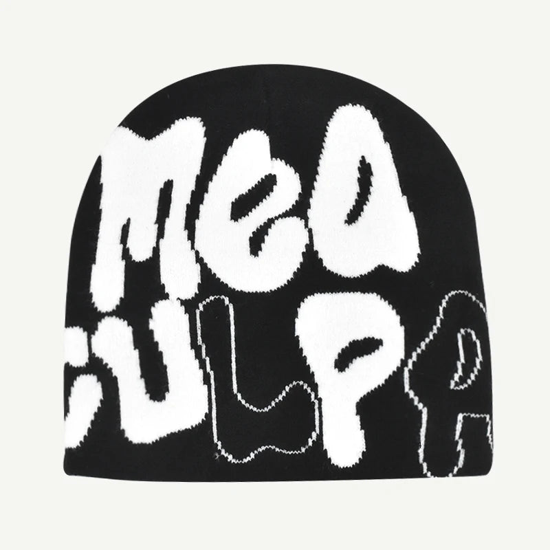 "Mea Culpa" Y2K Strikkelue