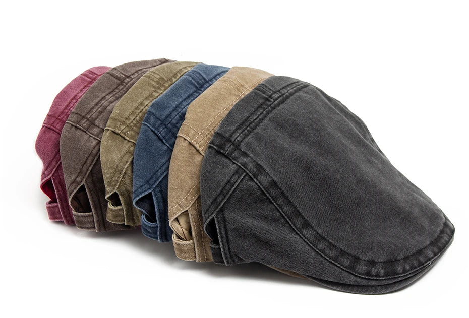Bomull Newsboy Flatcap