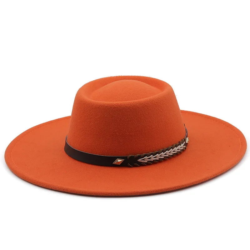 Fedora Filthatt med Bred Brem
