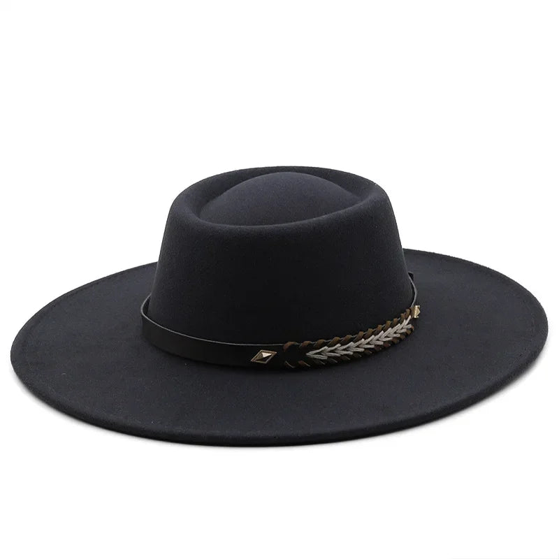 Fedora Filthatt med Bred Brem