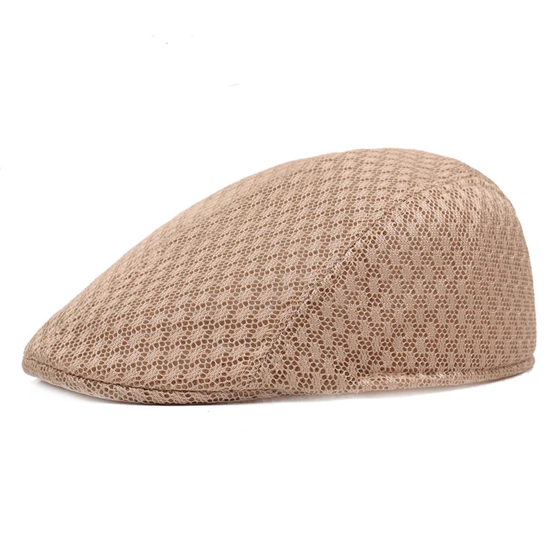 Pustende Mesh Newsboy Flatcap