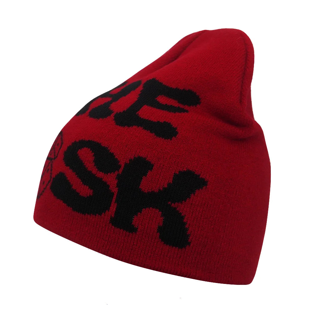 Y2K Brodert Strikkelue