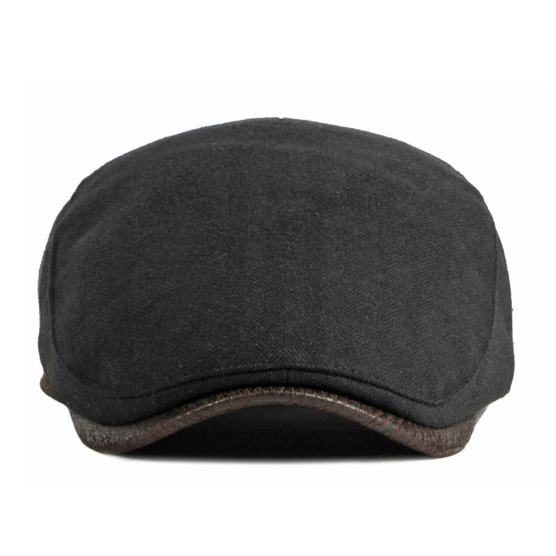 Fiskebeinsmønstret Newsboy Flatcap