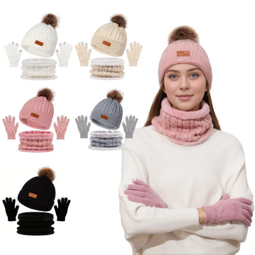 Lue og skjerf til dame